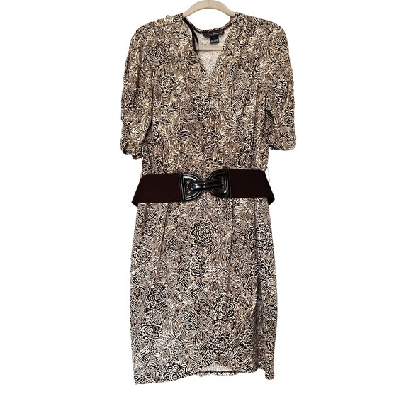 Jessica Howard  Women's Dress size 16 Black , Gray print Color 3/4 sleeves - Picture 2 of 16